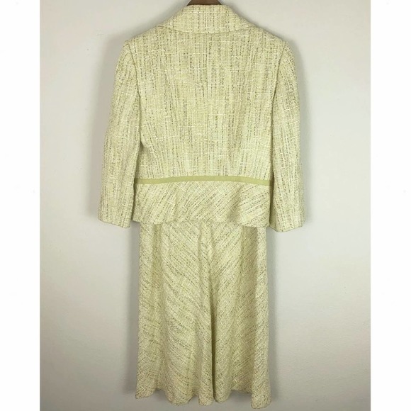 Ann Taylor Boucle Tweed Blazer Dress 2-Piece Suit - Picture 3 of 14